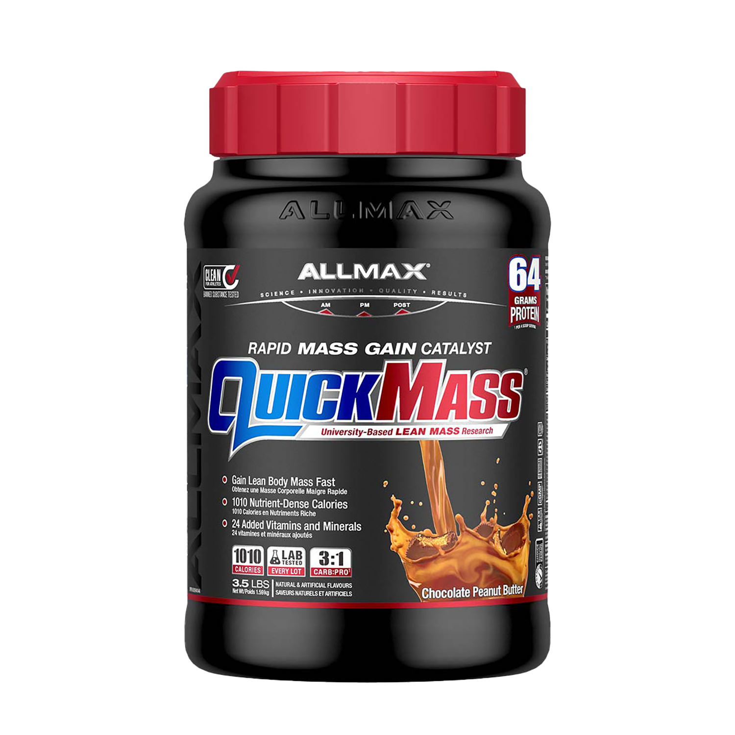 QuickMass&reg; - Chocolate Peanut Butter - 3.5lbs  | GNC